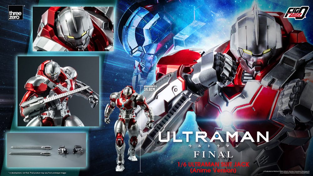 Ultraman Final FigZero Actionfigur 1/6 Ultraman Suit Jack Anime Version 35 cm