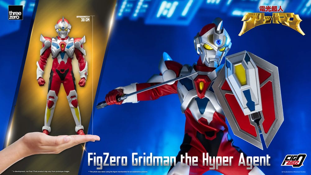 Gridman the Hyper Agent FigZero Actionfigur Gridman the Hyper Agent 30 cm