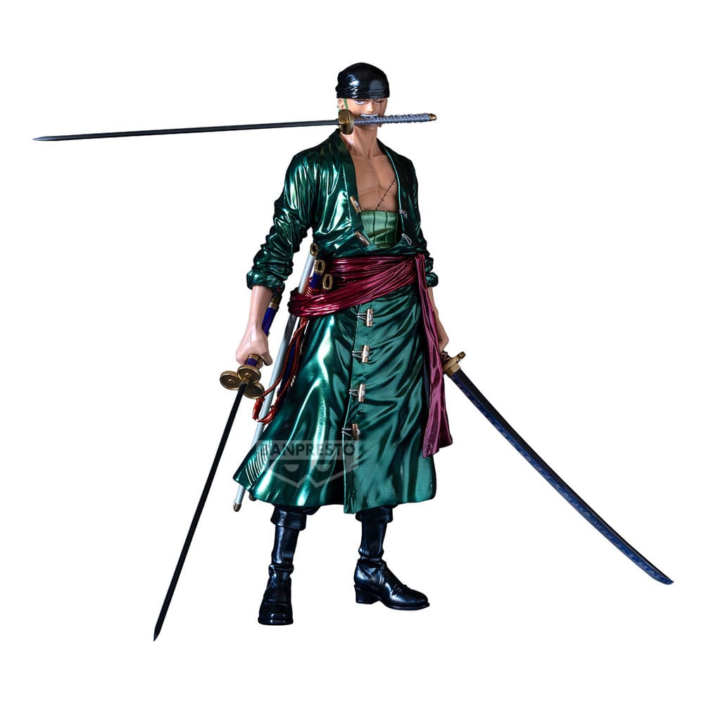 One Piece Premium The Metallic PVC Statue Roronoa Zoro 30 cm