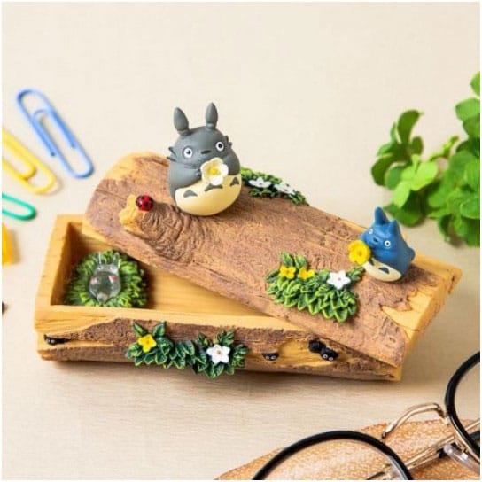 Mein Nachbar Totoro Diorama / Aufbewahrungsbox Totoro Trumpet 8 cm