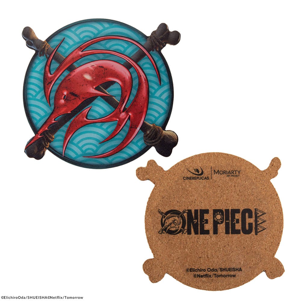 One Piece Untersetzer 4er-Pack Characters #1