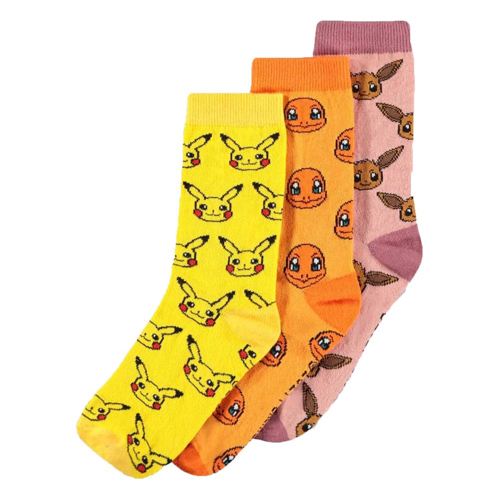 Pokémon Socken 3er-Pack Three Icons 39-42