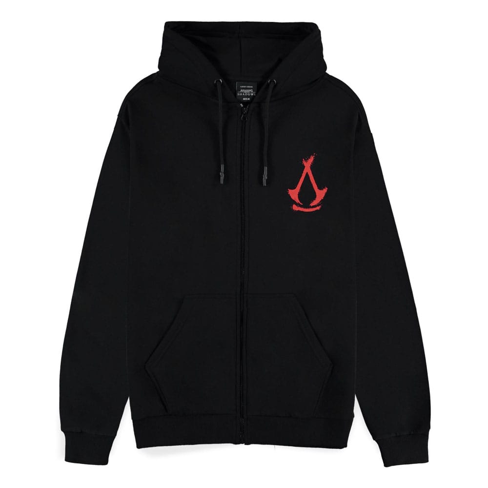 Assassin´s Creed Shadows Kapuzenjacke mit Reißverschluß Two Tone Kanji Größe L