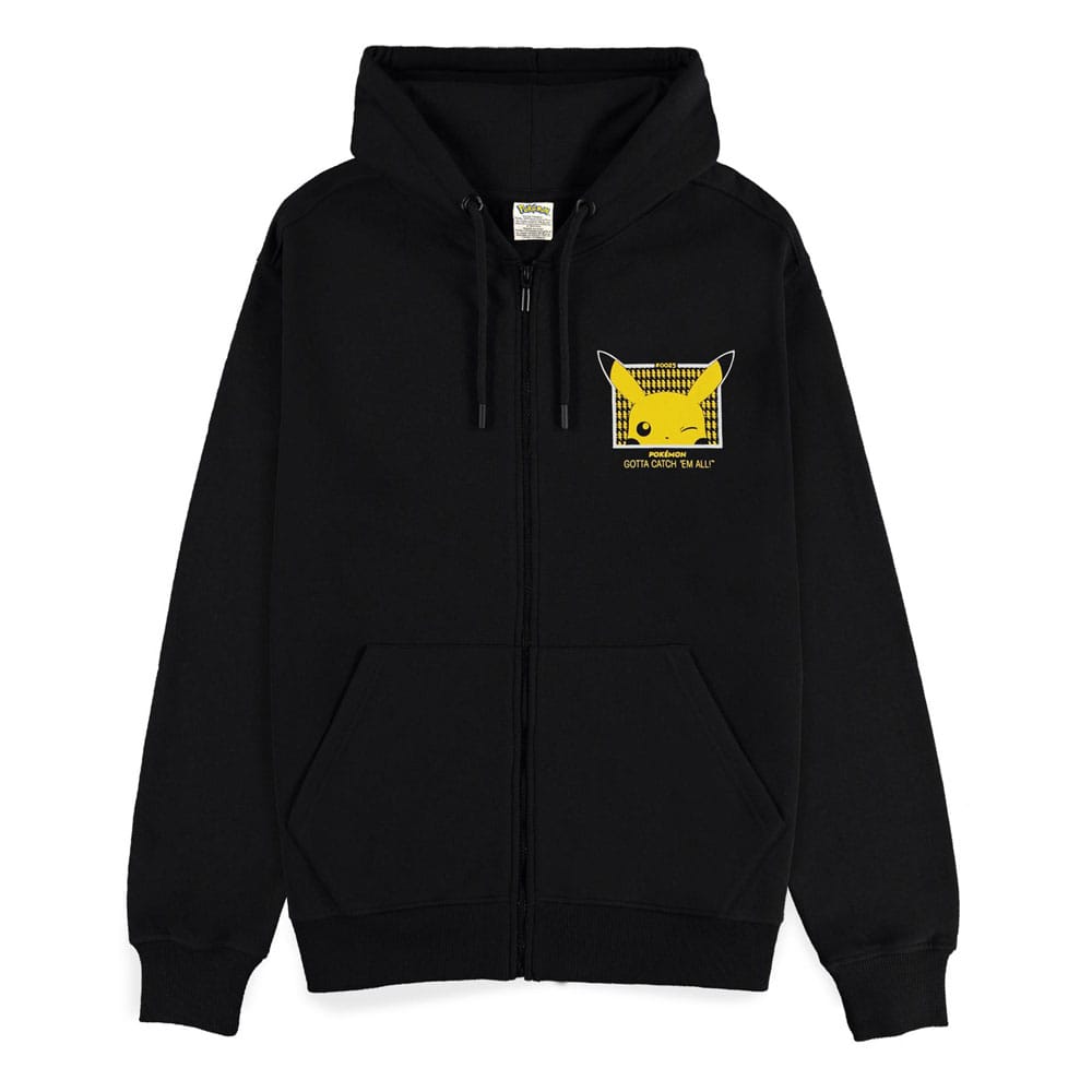 Pokémon Kapuzenpullover mit Reißverschluß Gotta Catch 'em All Pikachu Größe XL