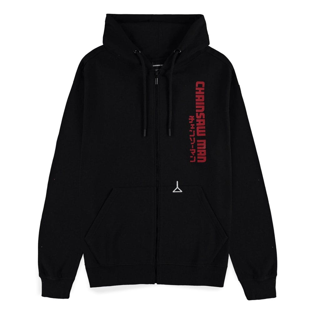Chainsaw Man Kapuzenpullover mit Reißverschluß Chainsaw Devil Größe XL