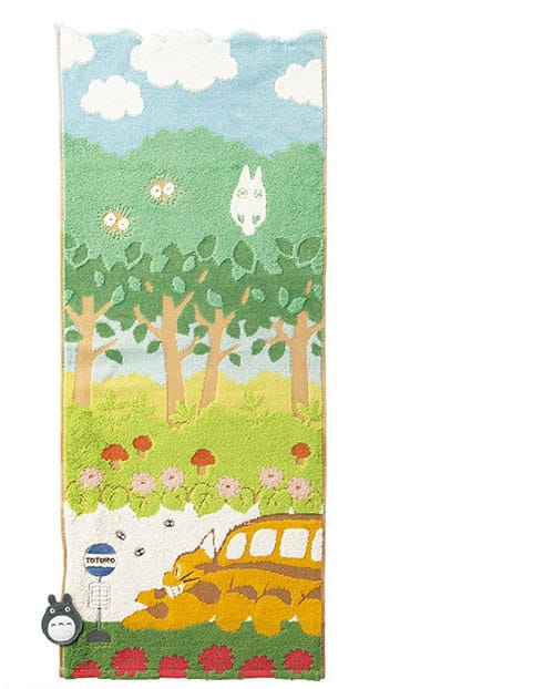 Mein Nachbar Totoro Handtuch Catbus on it's way 34 x 80 cm