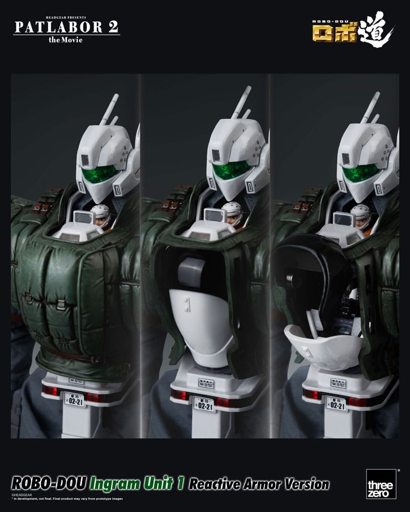 Patlabor 2: The Movie Robo-Dou Actionfigur Ingram Unit 1 Reactive Armor Version 23 cm