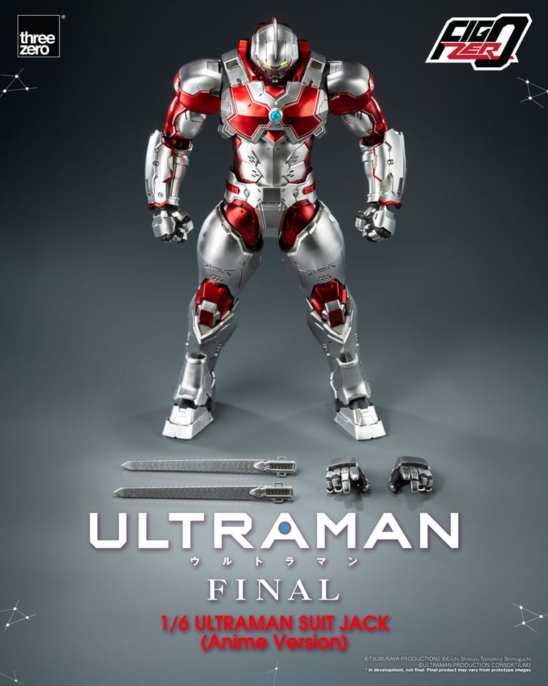 Ultraman Final FigZero Actionfigur 1/6 Ultraman Suit Jack Anime Version 35 cm