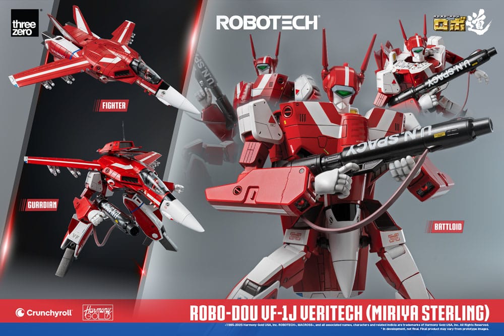 Robotech Actionfigur ROBO-DOU VF-1J Veritech (Miriya Sterling) 20 cm