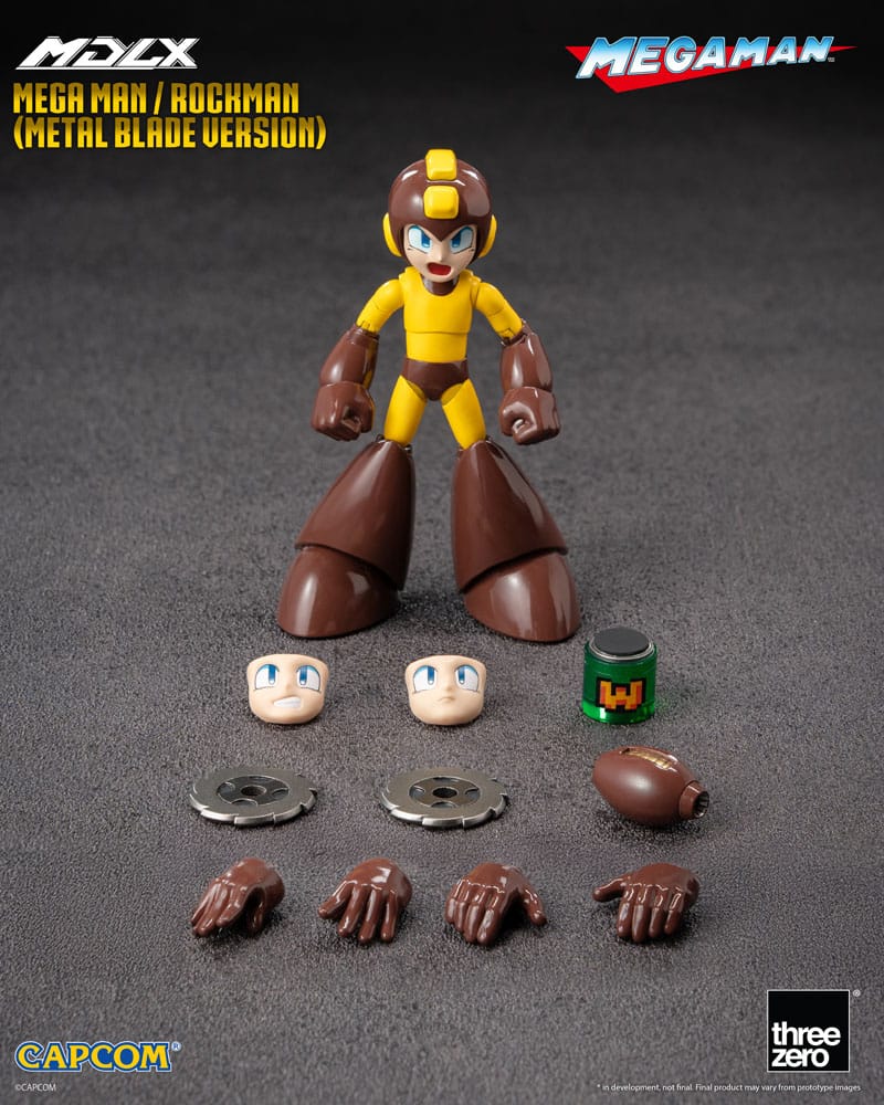 Mega Man MDLX Actionfigur Mega Man / Rockman (Metal Blade Version) 10 cm