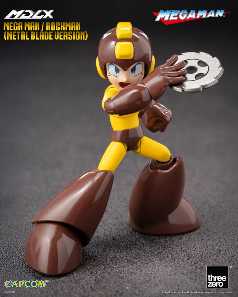 Mega Man MDLX Actionfigur Mega Man / Rockman (Metal Blade Version) 10 cm