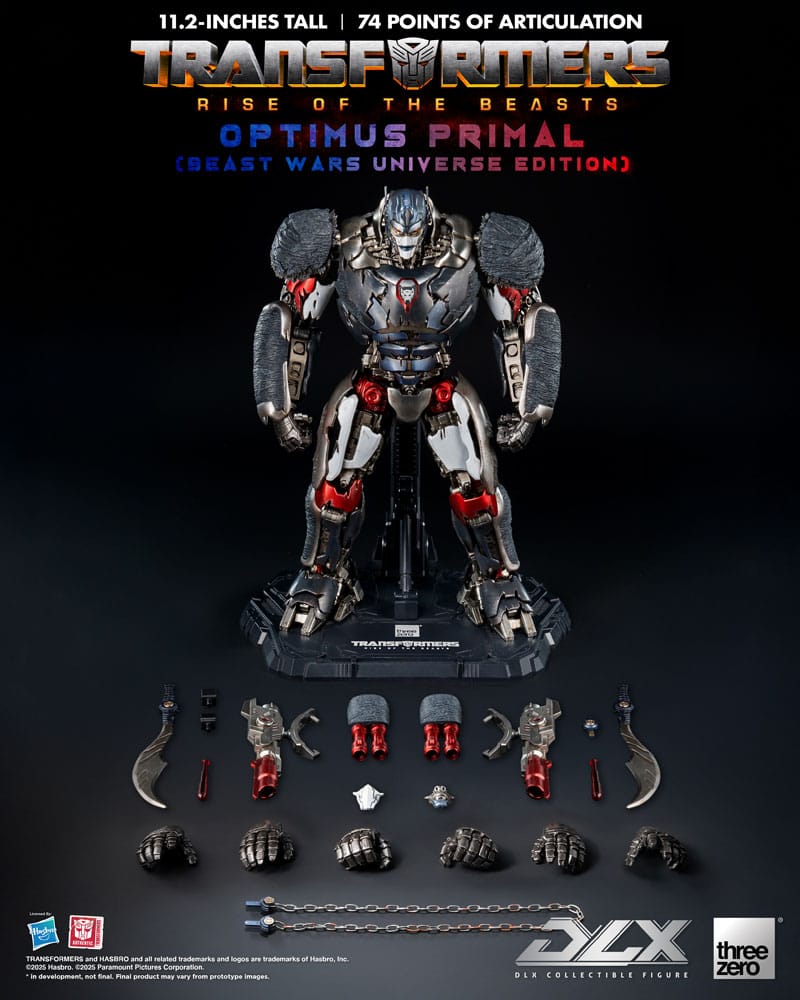 Transformers: Aufstieg der Bestien DLX Actionfigur Optimus Primal (Beast Wars Universe Edition) 29 cm