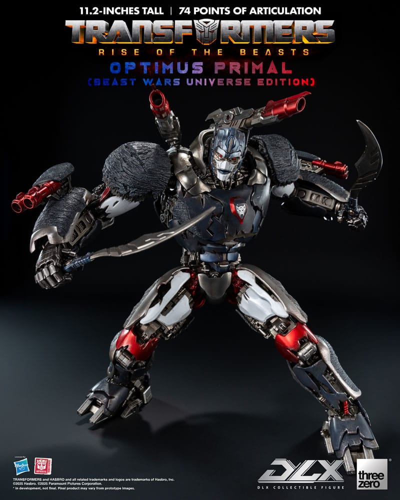 Transformers: Aufstieg der Bestien DLX Actionfigur Optimus Primal (Beast Wars Universe Edition) 29 cm