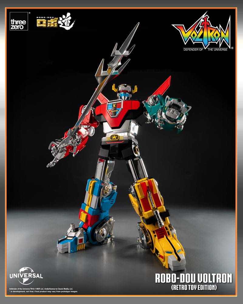 Voltron: Defender of the Universe Robo-Dou Actionfigur Voltron Retro Toy Edition 27 cm