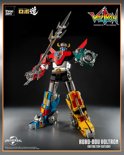 Voltron: Defender of the Universe Robo-Dou Actionfigur Voltron Retro Toy Edition 27 cm