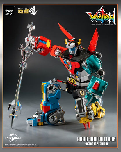 Voltron: Defender of the Universe Robo-Dou Actionfigur Voltron Retro Toy Edition 27 cm