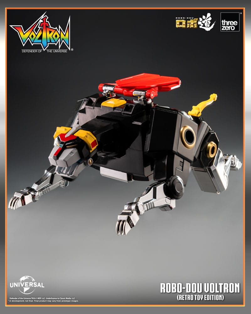 Voltron: Defender of the Universe Robo-Dou Actionfigur Voltron Retro Toy Edition 27 cm