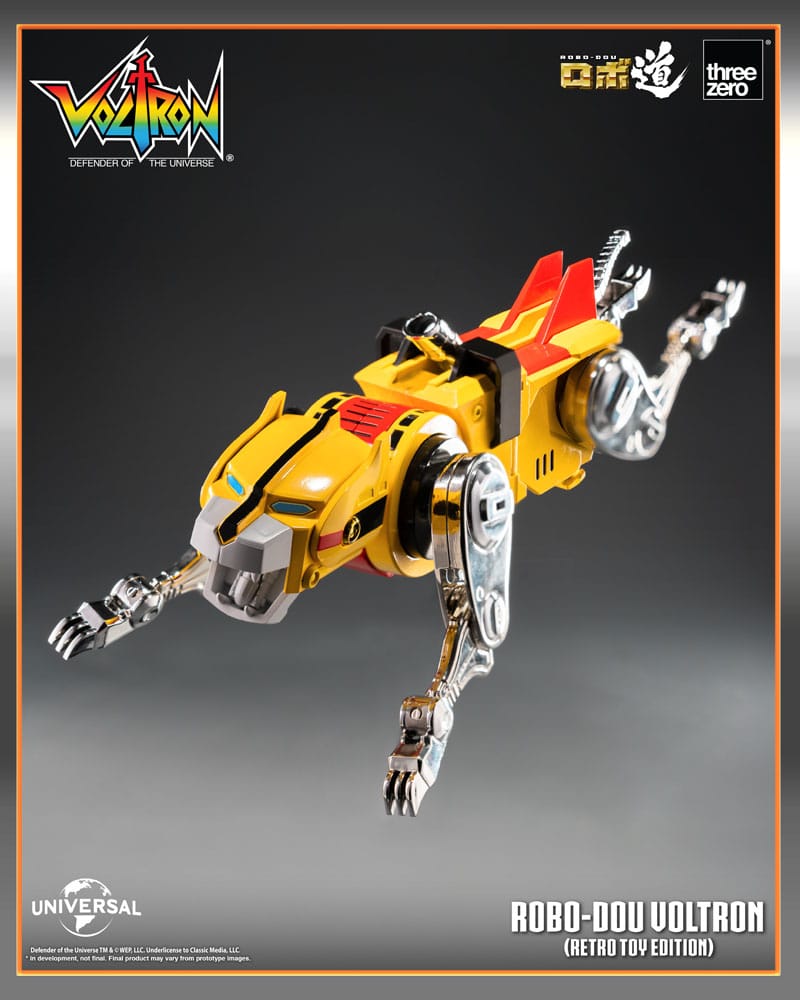 Voltron: Defender of the Universe Robo-Dou Actionfigur Voltron Retro Toy Edition 27 cm