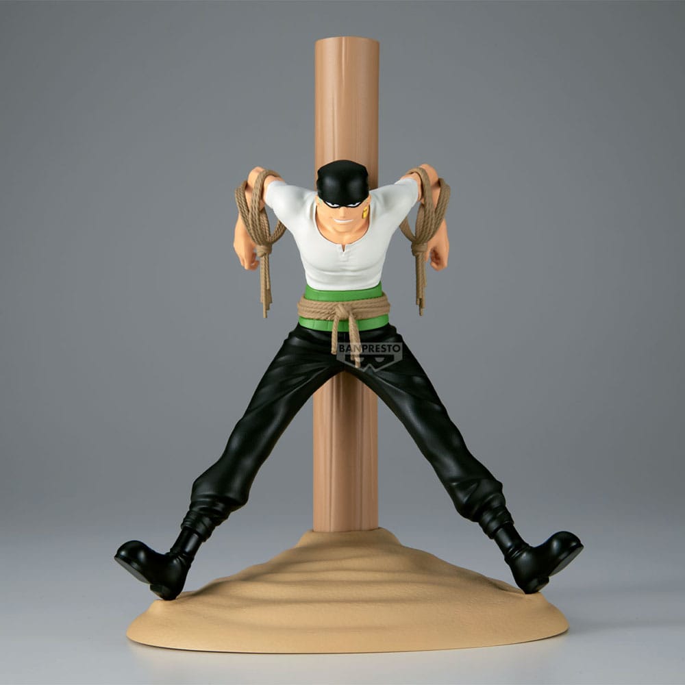 One Piece Figure Life PVC Statue Pirate Hunter Zoro 17 cm