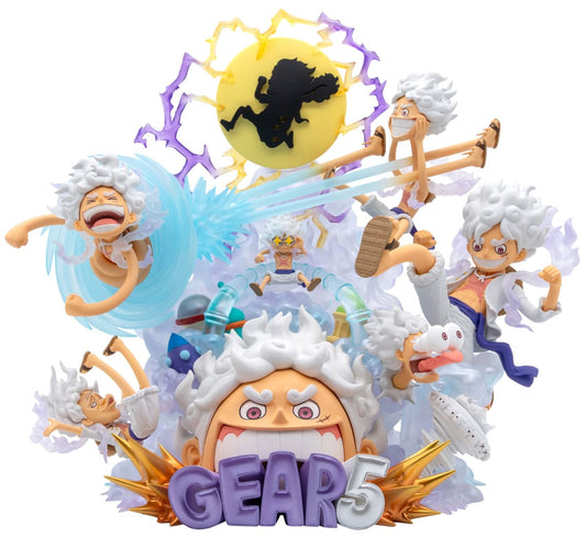 One Piece World Collectable Figure Premium PVC Statue Monkey D. Ruffy Gear 5 Special