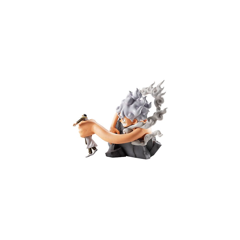 One Piece Burst of Energy Collection Ichibansho PVC Statue Monkey D Luffy Gear 5 vs Borsalino 20 cm