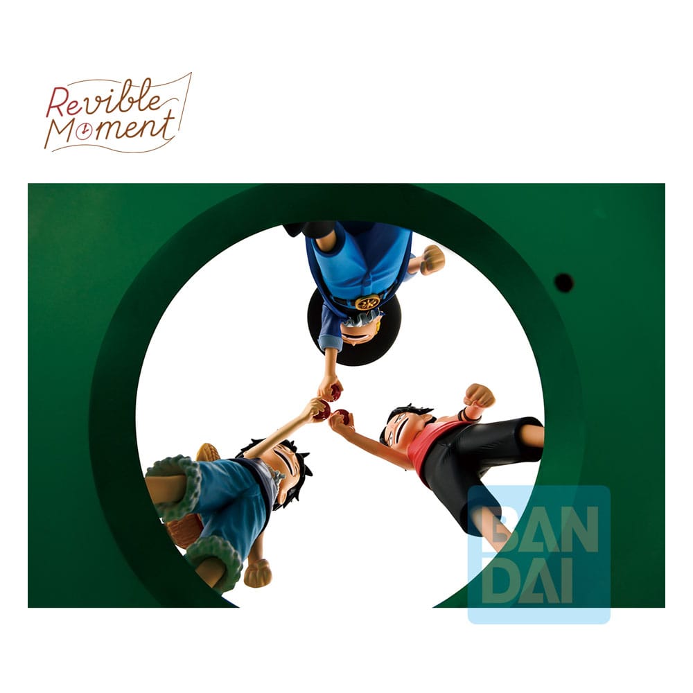 One Piece Dramatic Memories Ichibansho PVC Statue Ace & Sabo & Luffy 10 cm