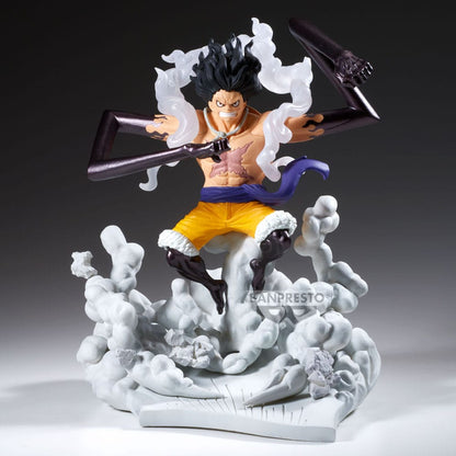 One Piece Senkozekkei PVC Statue Monkey D. Ruffy Gear 4 15 cm