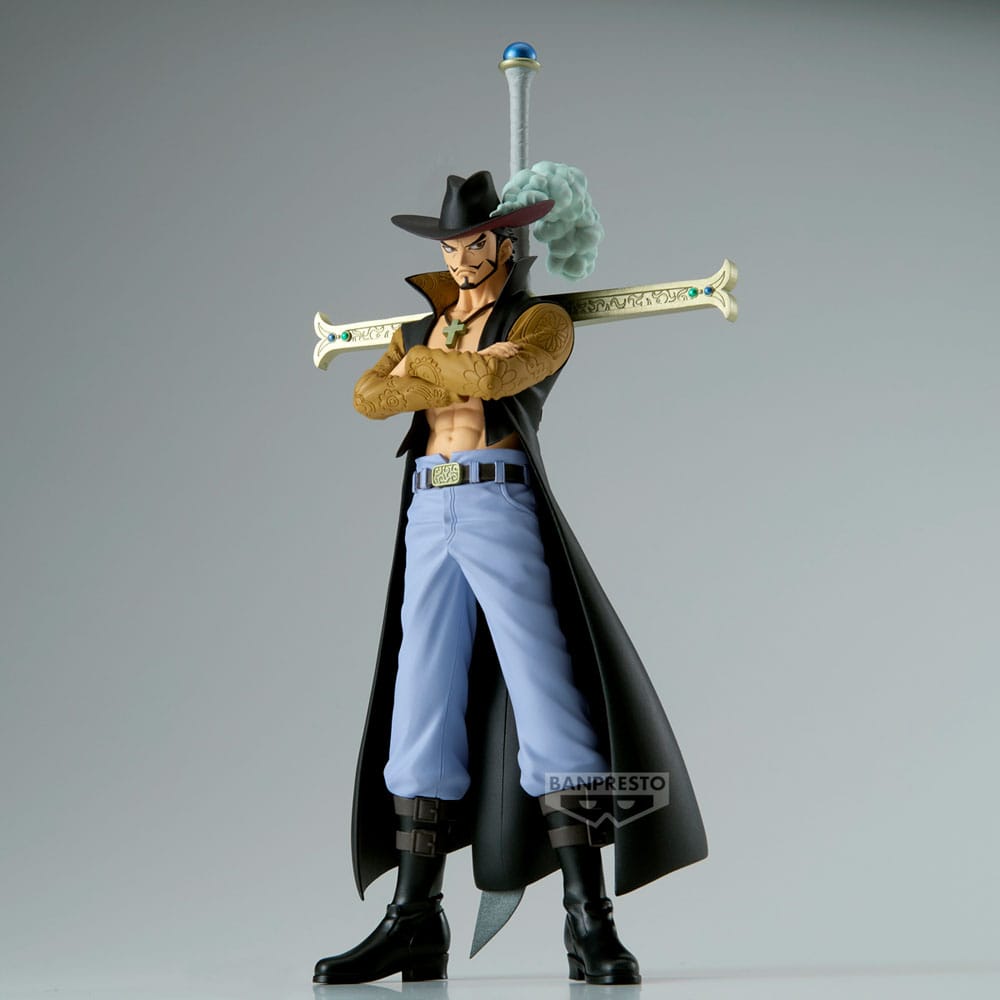 One Piece DXF - The Grandline Series - Extra PVC Statue Dracule Mihawk 17 cm