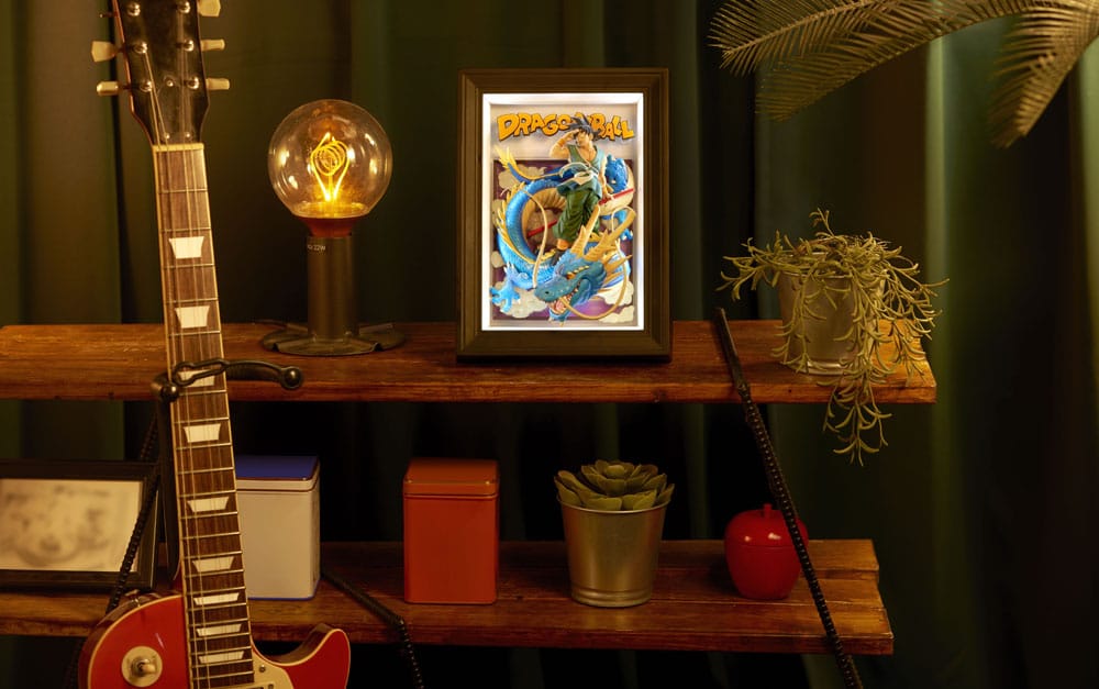 Dragon Ball Z Tamashii Art 3D Relief-Bild Son Goku & Dragon 27 cm