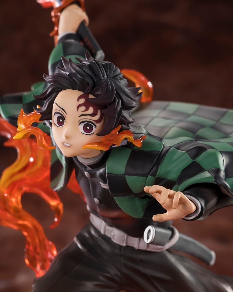 Demon Slayer: Kimetsu no Yaiba FiguartsZERO PVC Statue Kamado Tanjiro (Kyojuro Rengoku's Sword Guard Ver.) 19 cm