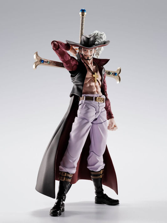 One Piece S.H.Figuarts Actionfigur Dracule Mihawk Hawkeye 17 cm
