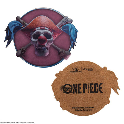 One Piece Untersetzer 4er-Pack Characters #1