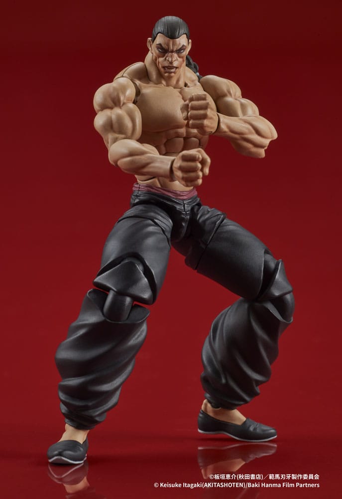 Baki Hanma Digaction Actionfigur Retsu Kaioh 7 cm