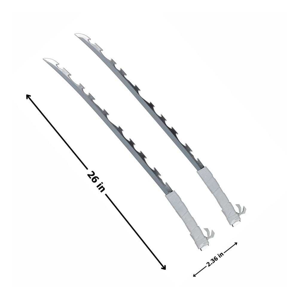 Demon Slayer: Kimetsu no Yaiba Replik Inosuke´s Doppel-Schwert Set