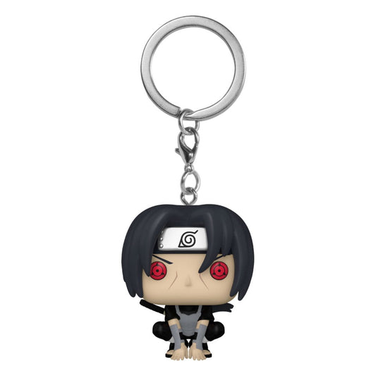 Naruto Pocket POP! Vinyl Schlüsselanhänger 4 cm Itachi Uchiha (Moonlit) Display (12)