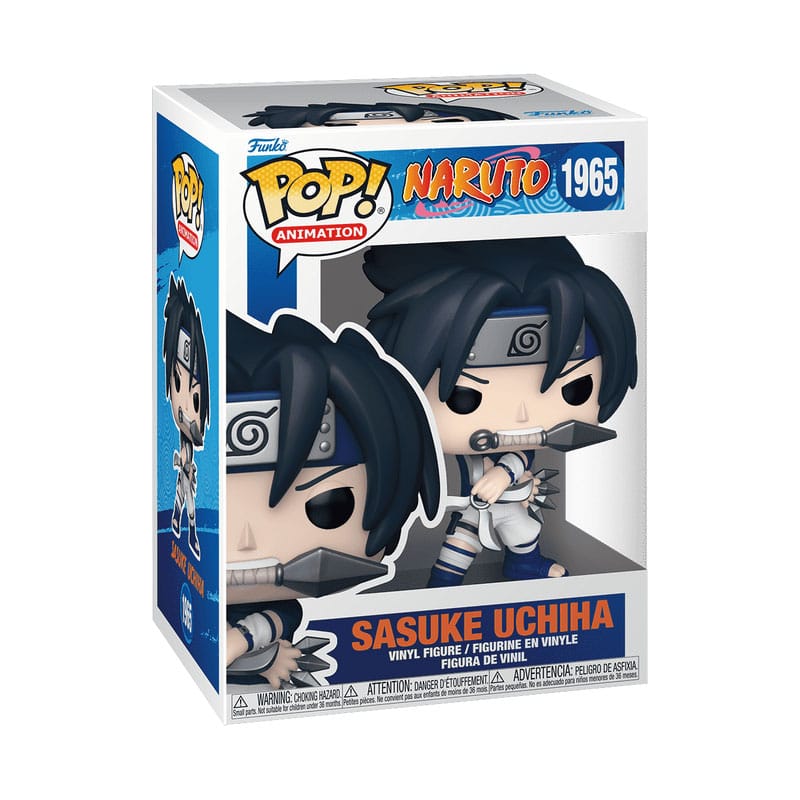 Naruto Classic Pop! Animation Vinyl Figur Sasuke 9 cm
