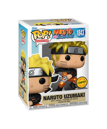 Naruto POP! Animation Vinyl Figur Naruto(Shrkn) w/CH 9 cm Sortiment (6)