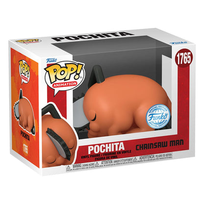 Chainsaw Man POP! Movies Vinyl Figur Sleeping Pochita heo Exclusive 9 cm