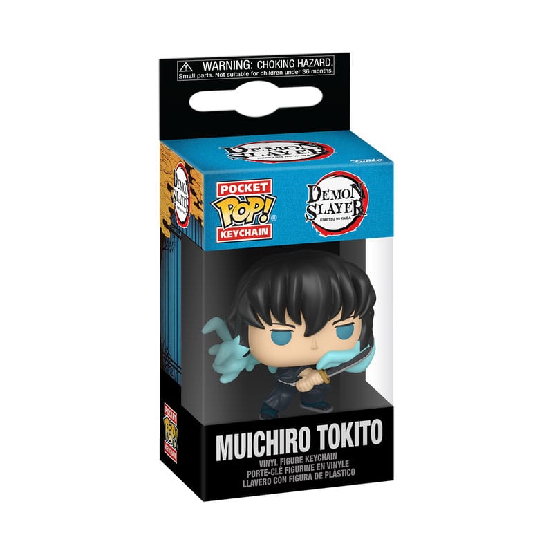 Demon Slayer: Kimetsu no Yaiba POP! Vinyl Schlüsselanhänger 4 cm Muichiro (Attack) Display (12)