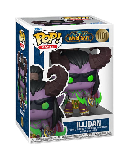 World of Warcraft POP! Games Vinyl Figur Illidan w/CH 9 cm Sortiment (6)
