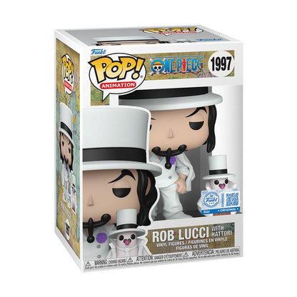 *heo Exclusive Edition* One Piece POP!&Buddy Animation Vinyl Figuren Rob Lucci with Hattori w/Chase 10 cm Sortiment (6)
