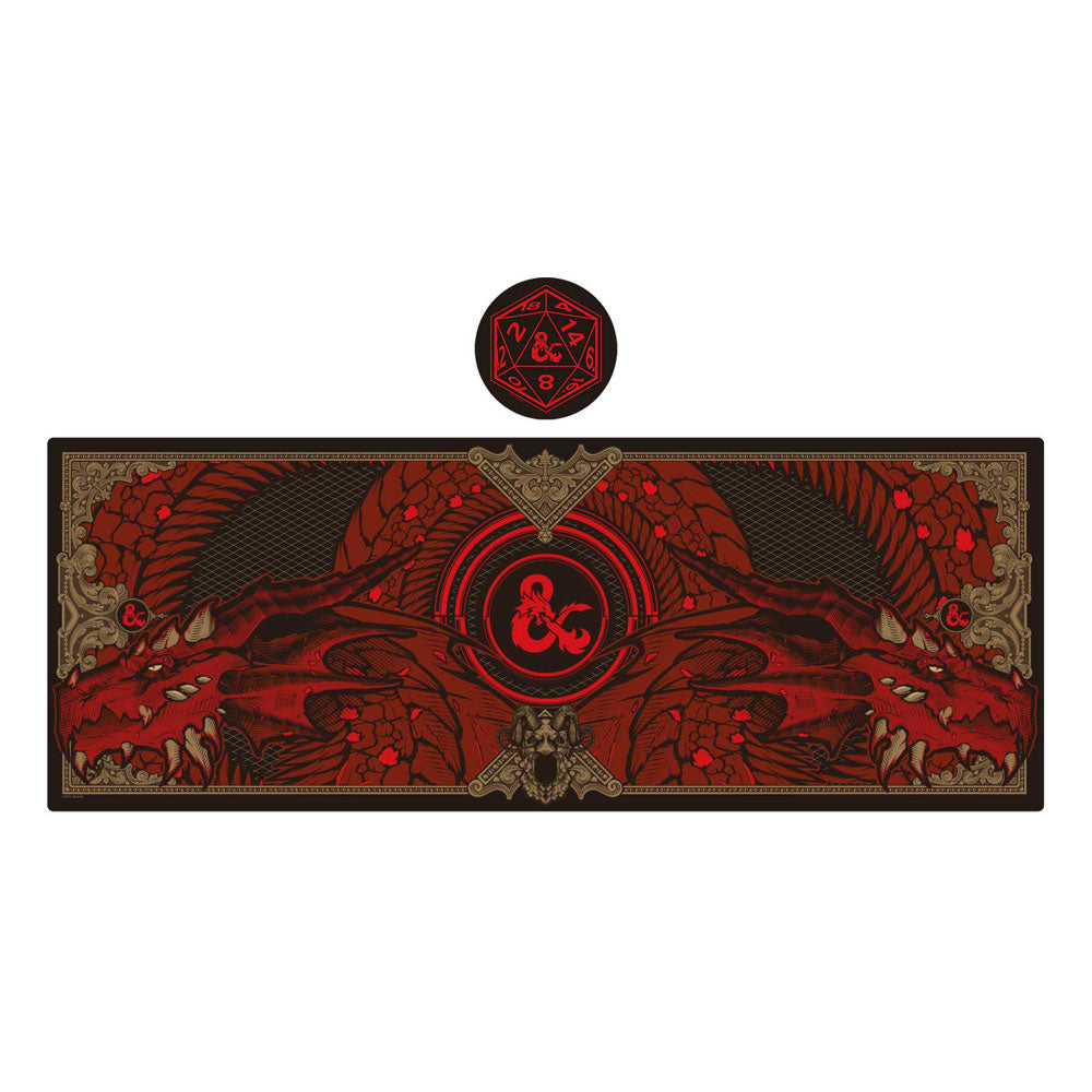Dungeons & Dragons Schreibtischunterlage & Untersetzer Set Graphic