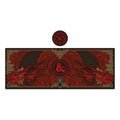 Dungeons & Dragons Schreibtischunterlage & Untersetzer Set Graphic