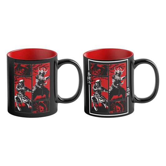Assassin's Creed Shadows Tasse mit Thermoeffekt Naoe & Yasuke Artwork 450 ml