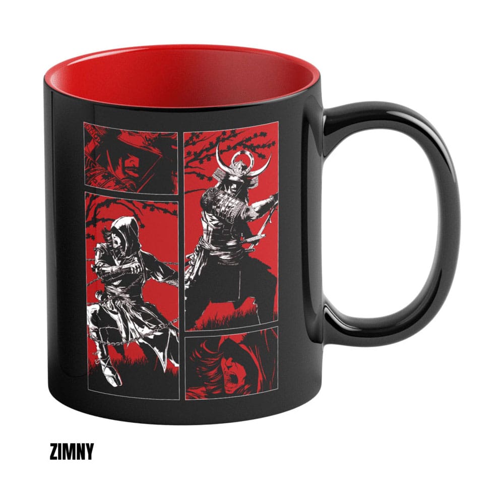 Assassin's Creed Shadows Tasse mit Thermoeffekt Naoe & Yasuke Artwork 450 ml
