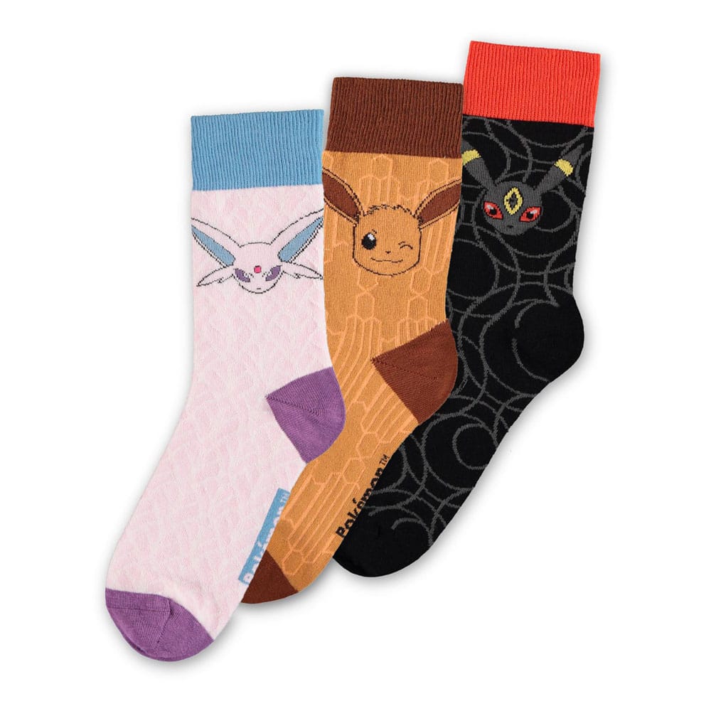 Pokémon Socken 3er-Pack Evoli Evolution 2.0 43-46