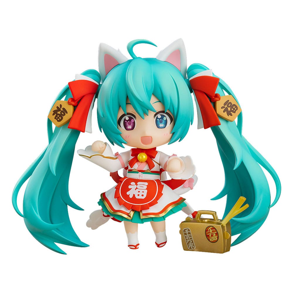 Character Vocal Series 01 Nendoroid Actionfigur Hatsune Miku: Maneki Miku Ver. 10 cm