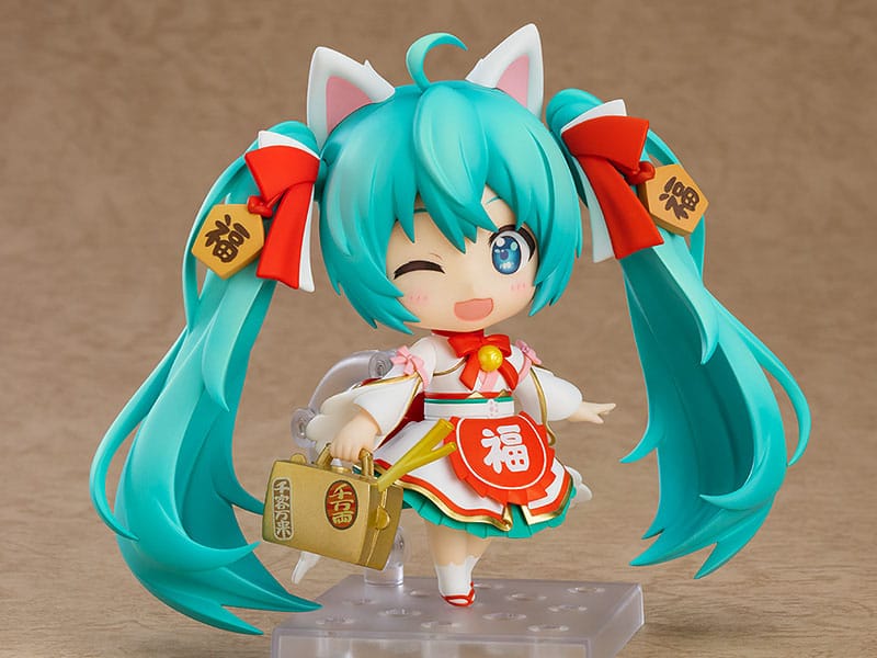 Character Vocal Series 01 Nendoroid Actionfigur Hatsune Miku: Maneki Miku Ver. 10 cm