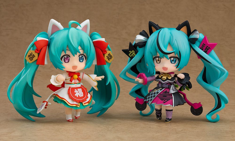 Character Vocal Series 01 Nendoroid Actionfigur Hatsune Miku: Black Maneki Miku Ver. 10 cm