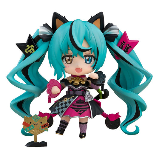 Character Vocal Series 01 Nendoroid Actionfigur Hatsune Miku: Black Maneki Miku Ver. 10 cm
